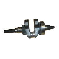 Pièces de moteur diesel monocylindre de haute qualité 186F Vilebrequin avec engrenage