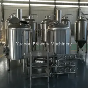 Mini equipamento personalizado de alta performance, máquina pequena de produção de cerveja 800l/lote de cerveja