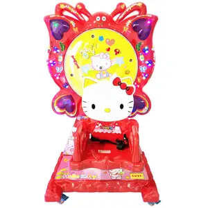 Machine à balançoire haute roue créative pour enfants, équipement de loisir d'intérieur avec pièces de monnaie