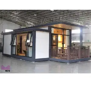 prefabricated fiberglass houses and villas prefabricated luxury villa steel villa made in china