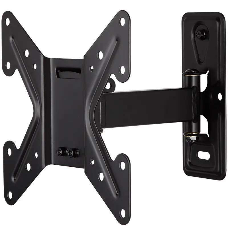 Swing Arm Lcd Articulating Tv Bracket 26-42 Inch Mounting Dream 5 Years +90°/-90° 200x200mm +5°/-15° 56-214mm 66lbs (30kg) Black