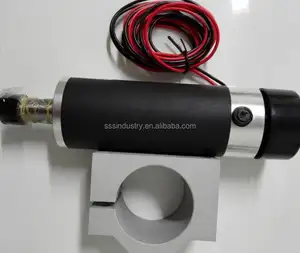 57mm 600 w 48 v dc soket ile hava soğutma cnc motor mili