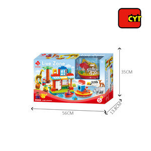 Construcción <span class=keywords><strong>jungle</strong></span> adventure bloques para niños con animales - Product Image 6
