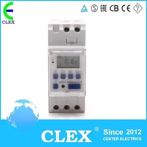 THC15 de montaje en carril DIN DC 12V 16A pantalla LCD Digital de Control programable contra temporizador interruptor de relé