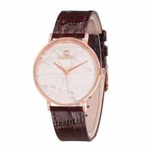 Orologio da Polso Slim al Quarzo con Quadrante in <span class=keywords><strong>Pietra</strong></span> di Marmo, Cassa in Acciaio Inossidabile, Impermeabile, per Uomo - Product Image 1