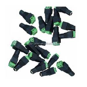 Pembuatan Laki-laki Perempuan 2.1x5.5mm 12 V DC Power Plug Jack Konektor Adaptor untuk CCTV