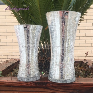 LG20180714-4 Cột Hình Dạng Thổi Thủy Tinh Bình Với Vàng Rim - Product Image 5