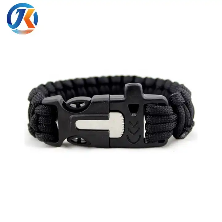 FITUP ™ Survival Bracelet Wrist Strap Flint Fire Starter for Camping Hiking  Multi Function Paracraft Outdoor Emergency Rope Bangles Compass Whistle  Boys & Girls Price in India - Buy FITUP ™ Survival