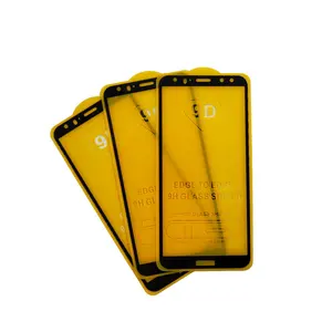 Pelindung layar Premium 9D ponsel kaca Tempered Film untuk Huawei X8A