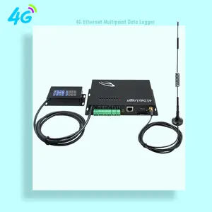 Máy Ghi Dữ Liệu Đa Điểm Ethernet 4G Máy Ghi Dữ Liệu Gsm Độ Ẩm Nhiệt Độ Không Dây