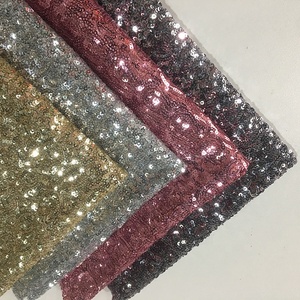 Wholesale Newest Fashion Design Good Quality Colorful Polyester Gold <strong>Sequin</strong> Fabric <strong>Mesh</strong> - Product Image 2