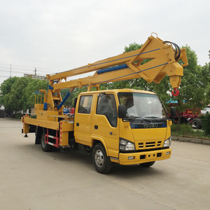 12m braccio pieghevole aereo da lavoro motore 95hp <span class=keywords><strong>Base</strong></span> ruota 3360m HLW5050JGKQ camion da lavoro aereo - Product Image 1