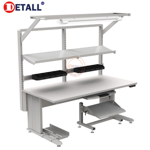 Detalle ESD motorizado eléctrico ajustable/MESA de banco de trabajo, con cajones - Product Image 1
