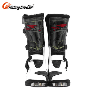Étanche Moto <span class=keywords><strong>Motocross</strong></span> Cruiser <span class=keywords><strong>Vintage</strong></span> Équitation de Moto Racing Bottes - Product Image 4