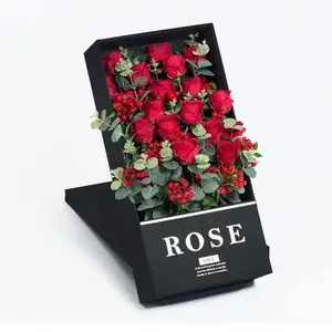 Упаковка с искусственными цветами розы, Подарочная коробка для подарков на день рождения, День матери, День святого Валентина