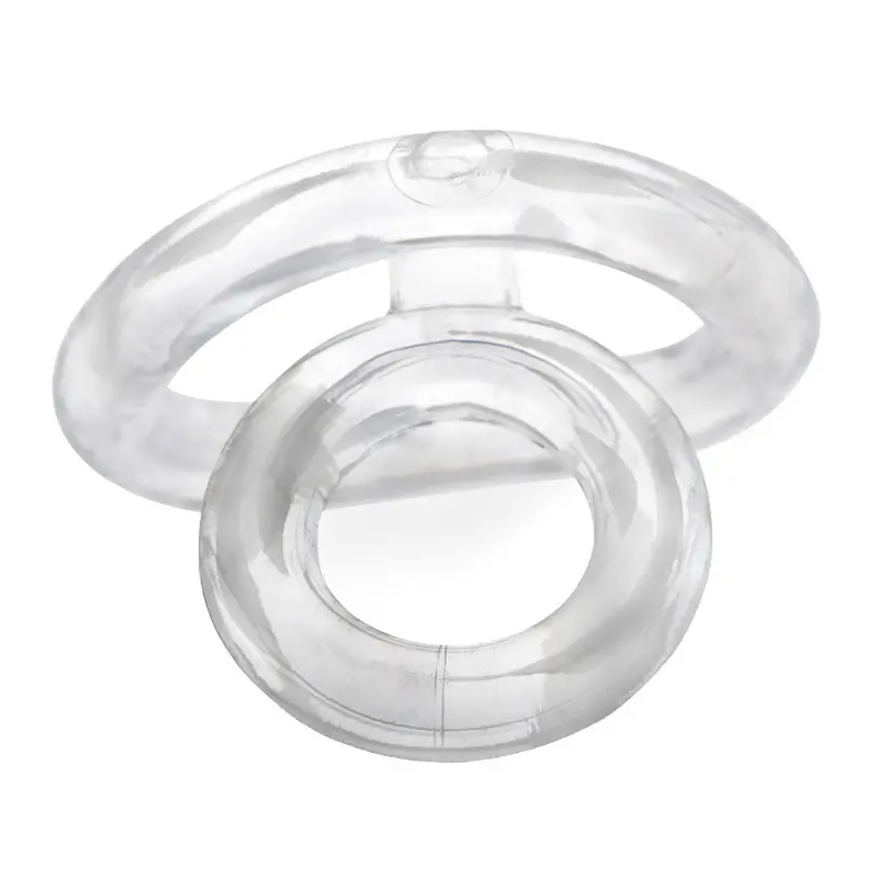 Nieuwste Penis Ring Dubbele Kragen Siliconen Uitbreiding Vertraging Ejaculatie Extender Adult Producten Sex Toys voor Mannen Man Cock Ring