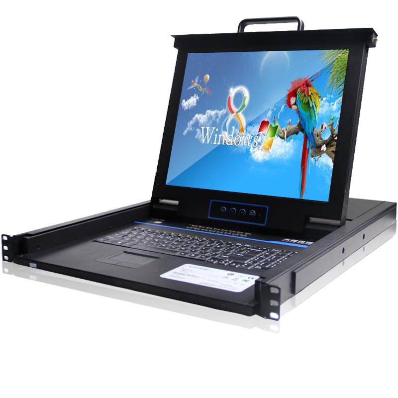 8/16 Port Rackmount Lcd Kvm Switch dengan 17 "" Layar