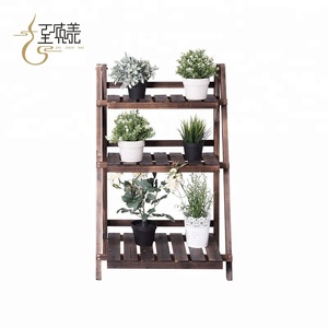 Usine prix pliage <span class=keywords><strong>étagère</strong></span> en bois pot <span class=keywords><strong>de</strong></span> fleur stand <span class=keywords><strong>pour</strong></span> Intérieur extérieur <span class=keywords><strong>jardin</strong></span> à effet <span class=keywords><strong>de</strong></span> <span class=keywords><strong>serre</strong></span> - Product Image 2