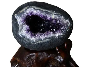 purple giant amethyst geodes for home decoration