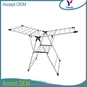 מתקפל רצפת עומד בגדי כביסה ייבוש מדפי ייצור - Product Image 3