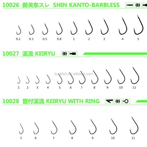 新设计免费送货高碳 keiryu 钓鱼钩