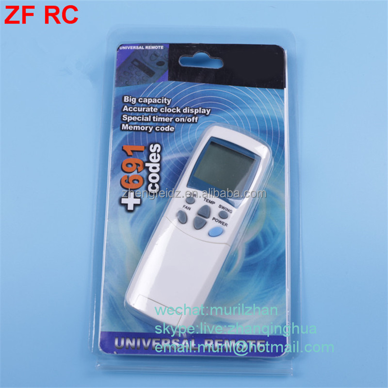White 6+ Keys +691 <strong>Codes</strong> KT-518 <strong>UNIVERSAL</strong> <strong>AC</strong> <strong>REMOTE</strong> CONTROL High Quality Air-conditioner Controllers With Blister Package