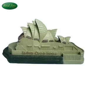 Mô Hình Tòa Nhà Polyresin Lưu Niệm 3D Đầy Đủ Cho Nhà Hát Opera Sydney