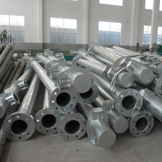 Galvanized Traffic Camera CCTV Pole Mast Mounting Bracket PTZ