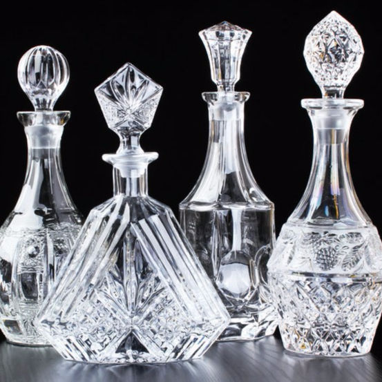 hot sale glass whiskey bottle/glass whiskey decanter/whiskey glass carafe