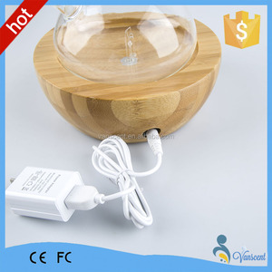 130ml di Vetro di Bambù USB Aroma <span class=keywords><strong>Diffusore</strong></span> Elettrico <span class=keywords><strong>Diffusore</strong></span> di Aroma <span class=keywords><strong>Diffusore</strong></span> di Olio Essenziale <span class=keywords><strong>Diffusore</strong></span> - Product Image 4