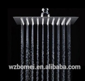 FLG économie d'eau en acier inoxydable pluie haut en acier inoxydable pommeau <span class=keywords><strong>de</strong></span> <span class=keywords><strong>douche</strong></span> - Product Image 1