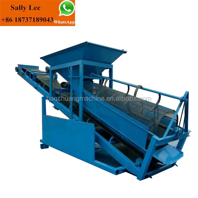 Drum type sand screening machine/ Sand vibrating screen separator