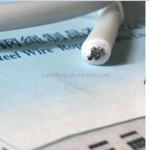 6*19 + fc-6.0 כדי 10.0 PA12 Nylon12 פלסטיק מצופה חמה מגולוון פלדת חוט חבל כבל - Product Image 3