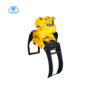 Escavatore allegati idraulico legno rampino Rotante In Legno in legno chiaro Rampino - Product Image 2