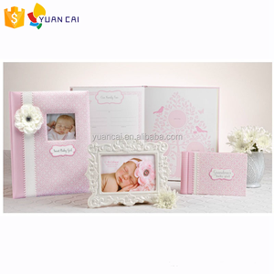<span class=keywords><strong>Livre</strong></span> de souvenirs de <span class=keywords><strong>bébé</strong></span> avec impression personnalisée, <span class=keywords><strong>livre</strong></span> avec album <span class=keywords><strong>photo</strong></span> et couverture en lin - Product Image 4