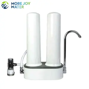 10" desk top plastic candle ceramic water filter system