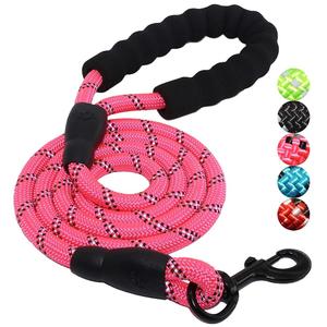 De servicio pesado trenzado 5ft cuerda de <span class=keywords><strong>nylon</strong></span> correa de perro con mango acolchado para perro - Product Image 2