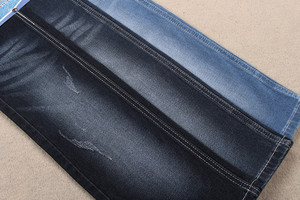 9,2 oz falso denim tejido poliéster dobby spandex tejidos para los niños pantalones vaqueros y camisa de denim - Product Image 3