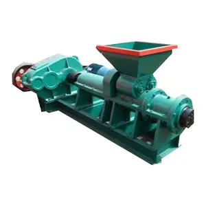 wood charcoal dust biomass coal system labor saving jute sticks making briquette press machine for barbecue