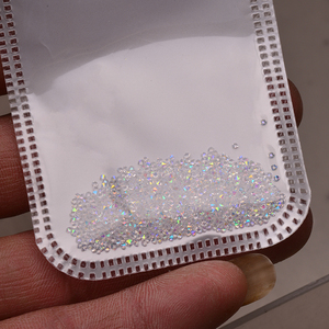 JUNAO 15 couleurs 1,2 mm Mini strass en verre doré arc-en-ciel <span class=keywords><strong>Micro</strong></span> strass brillant Cristal diamant Décoration d'art d'ongles DIY - Product Image 3