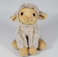 Échantillon gratuit de jouets de mouton en peluche exportation vers la france mignon mouton en peluche doux mouton en peluche jouets pour enfants