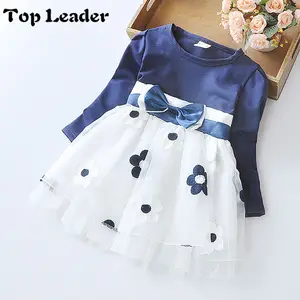 Top Leader Kids Dresses Cho Cô Gái 2018 Mùa Đông Bông Hoa Bé Ăn Mặc Quần Áo 1 Năm Sơ Sinh Cô Gái Quần Áo Infantil Bebes