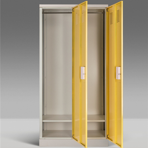 Vàng 4 cửa trẻ em thép almirah thiết kế với giá lahore trong bangladesh - Product Image 4