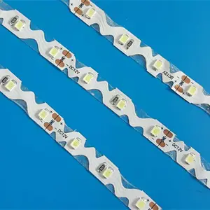 14000K smd2835 60leds S shape snake LED flex strip light with IP20 dc12v