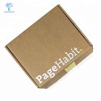 Boîte d'Expédition Pliable en Carton Ondulé Kraft Personnalisable avec Logo Imprimé, Découpe Matrice pour Envoi Postal