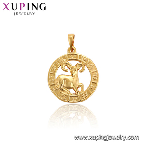 33755 xuping Perhiasan Kostum Berlapis Emas 24k Grosir Liontin - Product Image 4