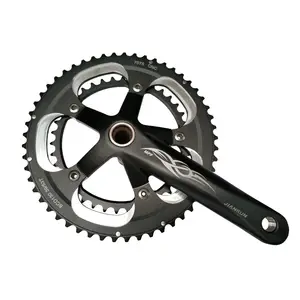 China Supplier road bike/bicycle Crankset with new light bb sets 110BCD 34/50t 170mm Road Bike Crankset With Bottom Bracket