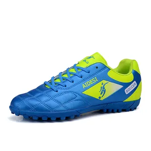 थोक आकार 35 स्नीकर्स बच्चों-Indoor Turf Adult Professional Soccer Boots Man Football Shoe Sneakers Soccer Cleats for Kids size 31-44