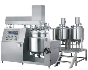 Automatic vacuum homogenizing emulsifier/cake gel emulsifier making machine/chemical machinery equipment