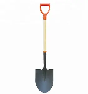 Thép loại spade xẻng có tay cầm bằng gỗ và D cầm nhựa